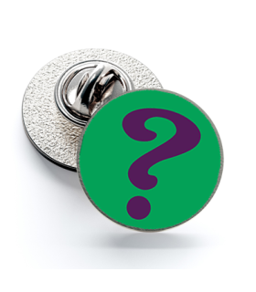 Riddler Logo 16mm Magglass Pin