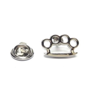 Silver American Fist Pin