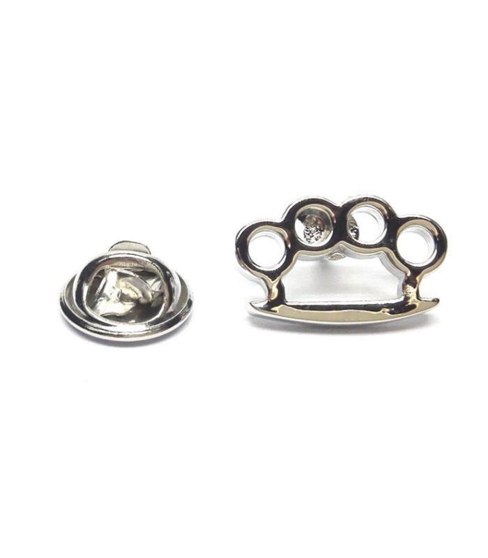 Silver American Fist Pin