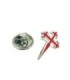 Silver Cross of Santiago 17 mm x 12 mm Pin