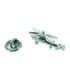 Silver Helicopter 17 mm Pin