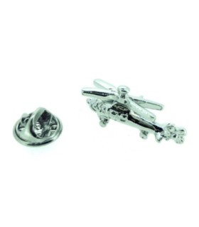 Silver Helicopter 17 mm Pin