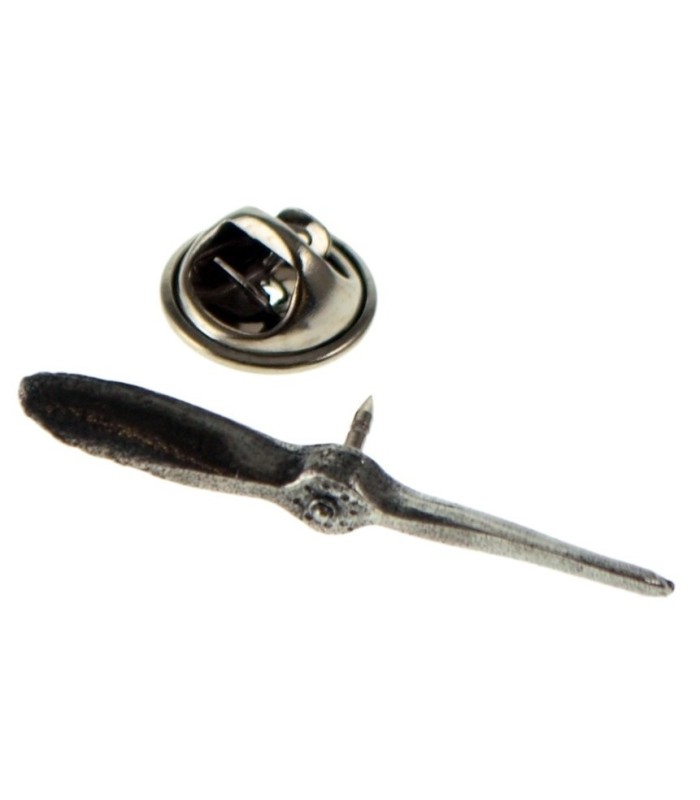 Silver Saint Edward Disc 25 mm Pin