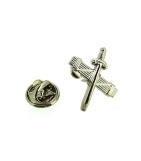 Steel Eighth Note Symbol 16mm Pin