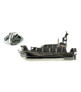 Steel Sailboat 30x20mm Pin