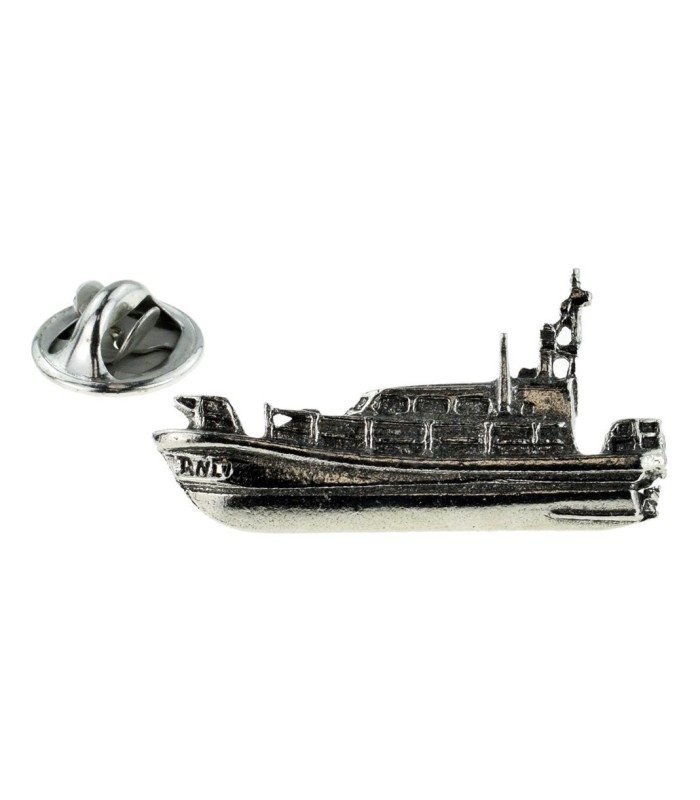 Steel Sailboat 30x20mm Pin