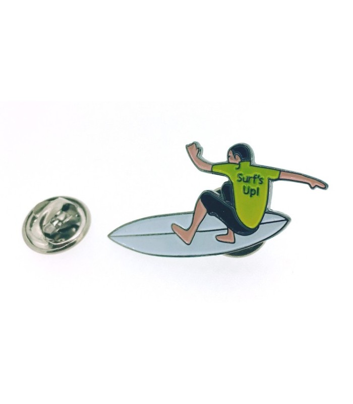 Surfer 37mm x 18mm Pin