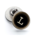 Typewriter Button Letter M 16mm Magglass Pin