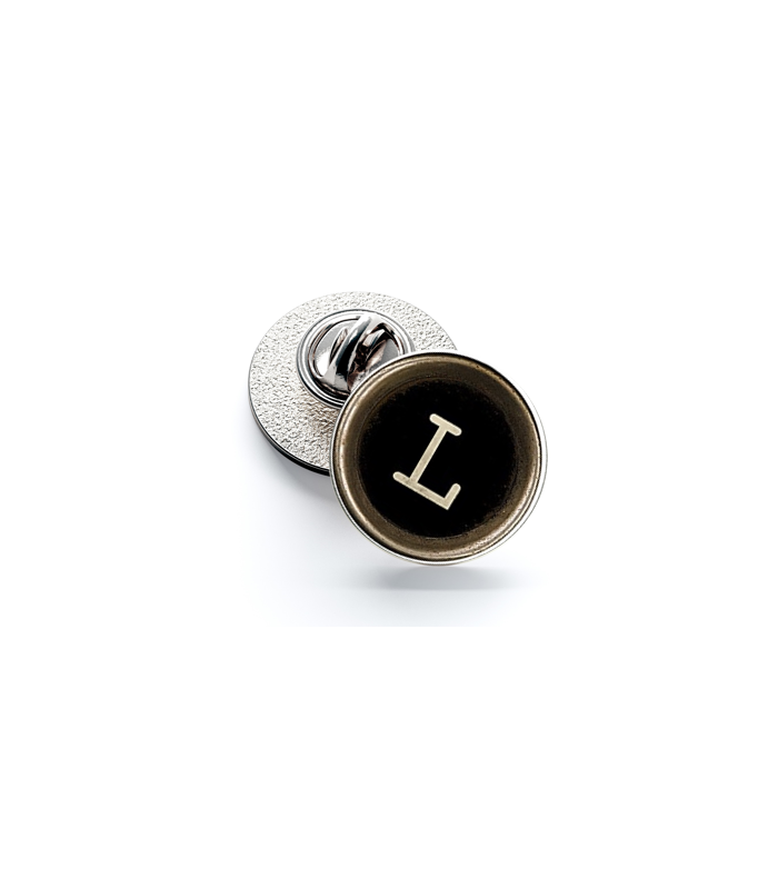 Typewriter Button Letter M 16mm Magglass Pin