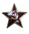 USSR Hammer and Sickle Star Historical Reenactment-Military Replica 36mm Pin