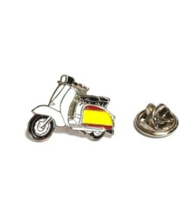 Vespa Lambretta Pin Flag of Spain