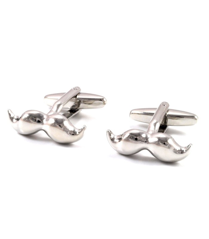 Gemelos Bigotes Acero