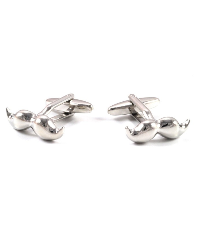 Gemelos Bigotes Acero