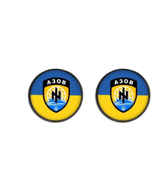 AZOV Spain flag 16mm Magglass Pin