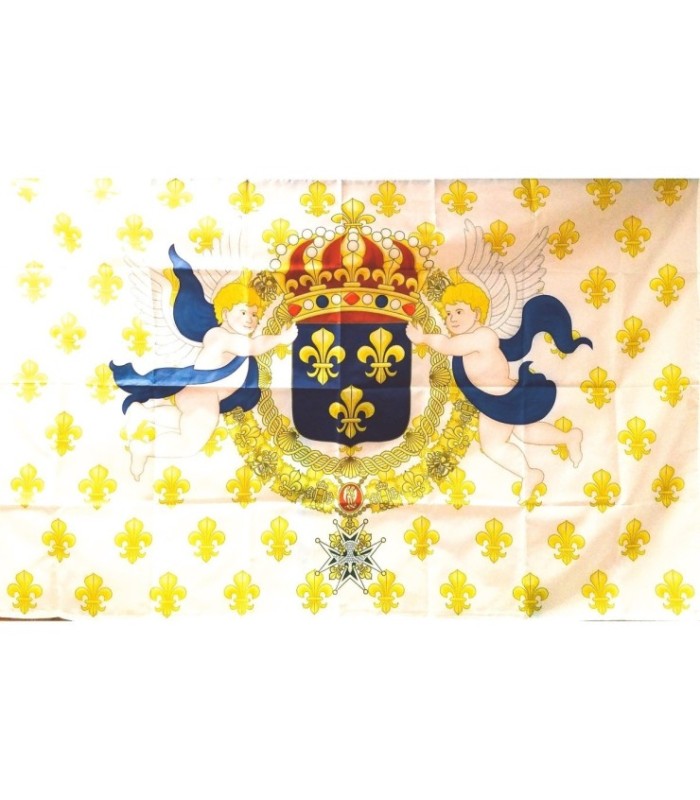Bandera Escudo Naval Francés 1643-1745 90x150cm