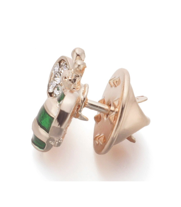 Crystal Bite Apple 15 mm Pin