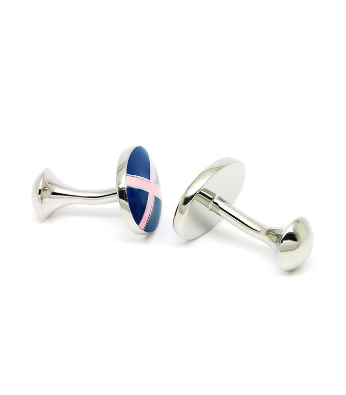 Gemelos  de Bandera Pink Cross