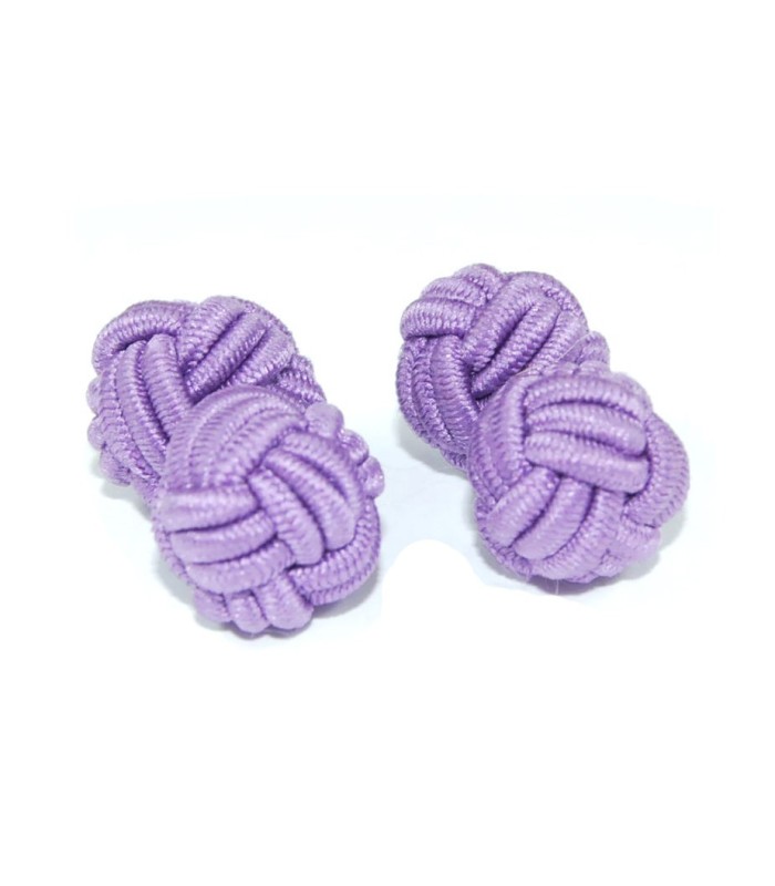 Gemelos Borla Bola Color Violeta