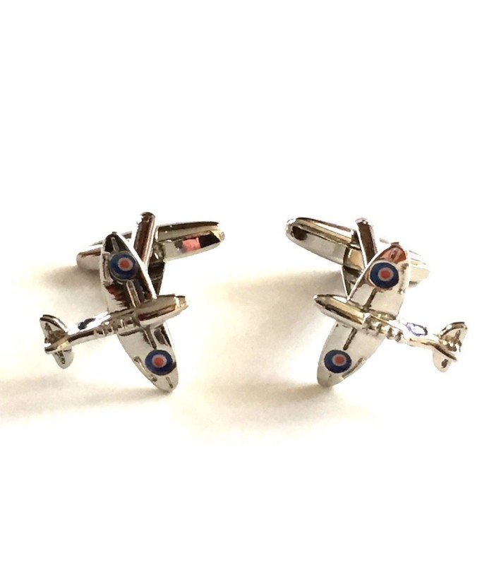 Gemelos Caza Britanico Bandera RAF