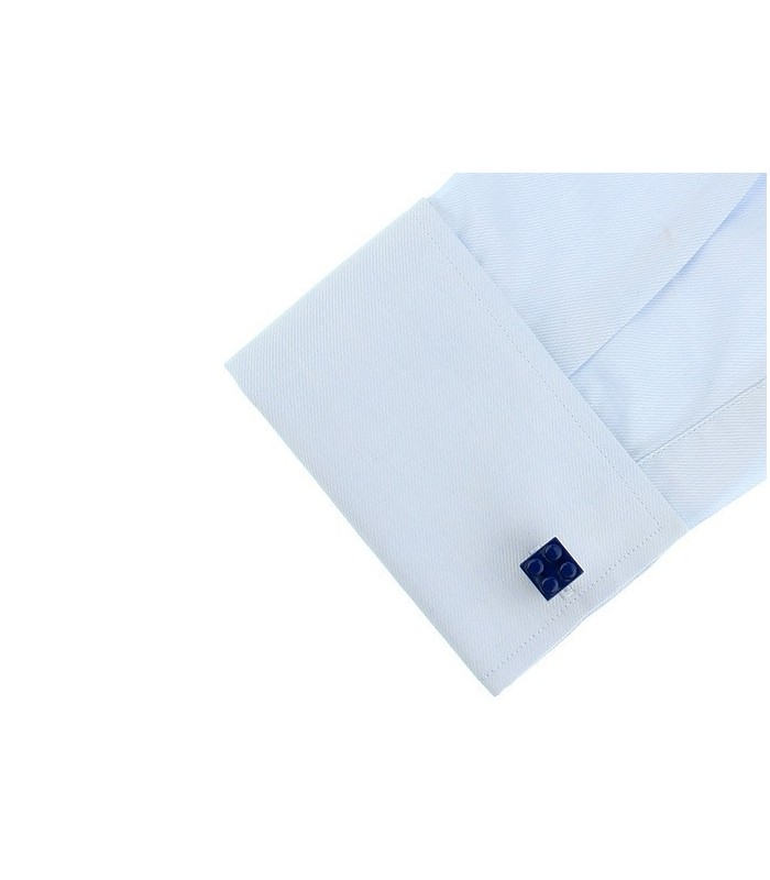 Gemelos de Camisa Brick Tricolor Azul Blanco y Rojo