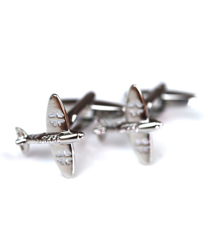 Gemelos de Camisa Caza Aleman IIWW Messerschmitt BF109