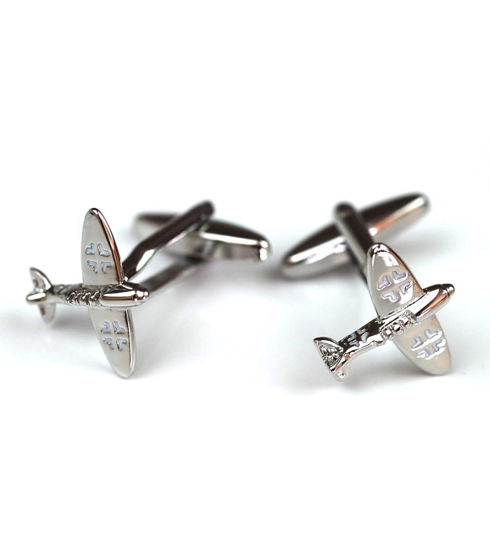 Gemelos de Camisa Caza Aleman IIWW Messerschmitt BF109