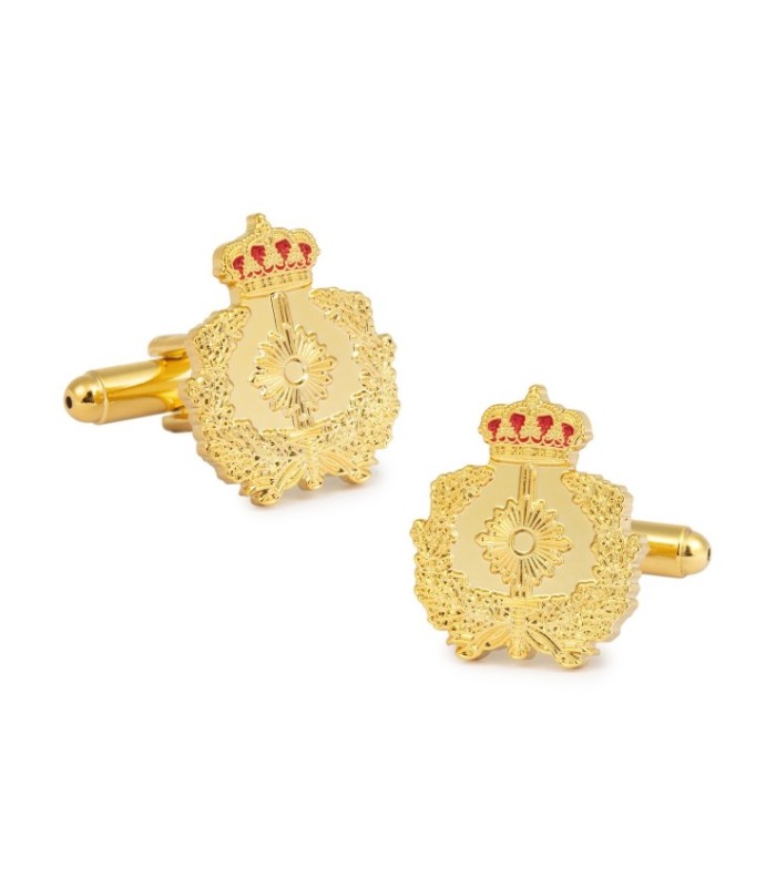 Gemelos de camisa del cuerpo militar de intervención - 15x20mm - Color Dorado