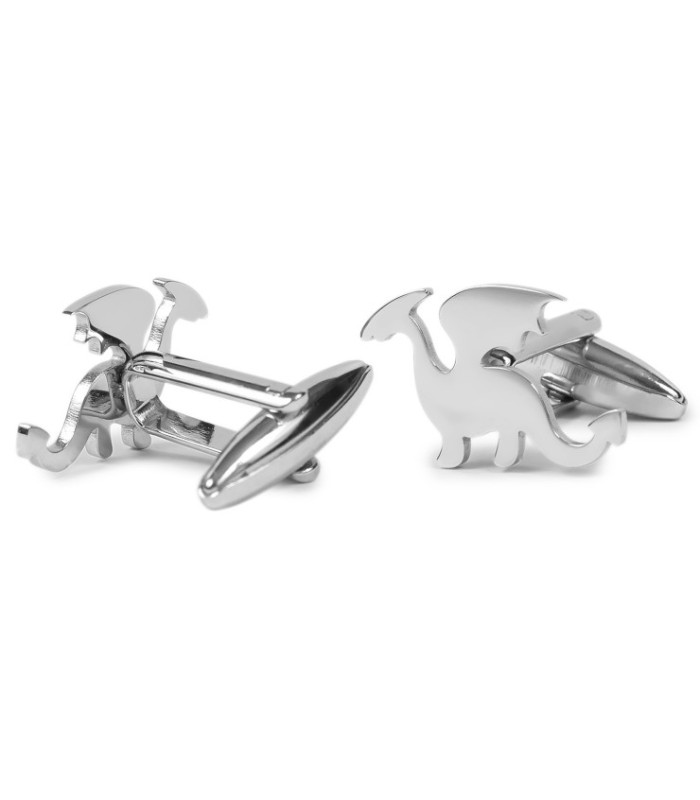 Gemelos de camisa Dragon Acero Inox 20 mm Gemelolandia
