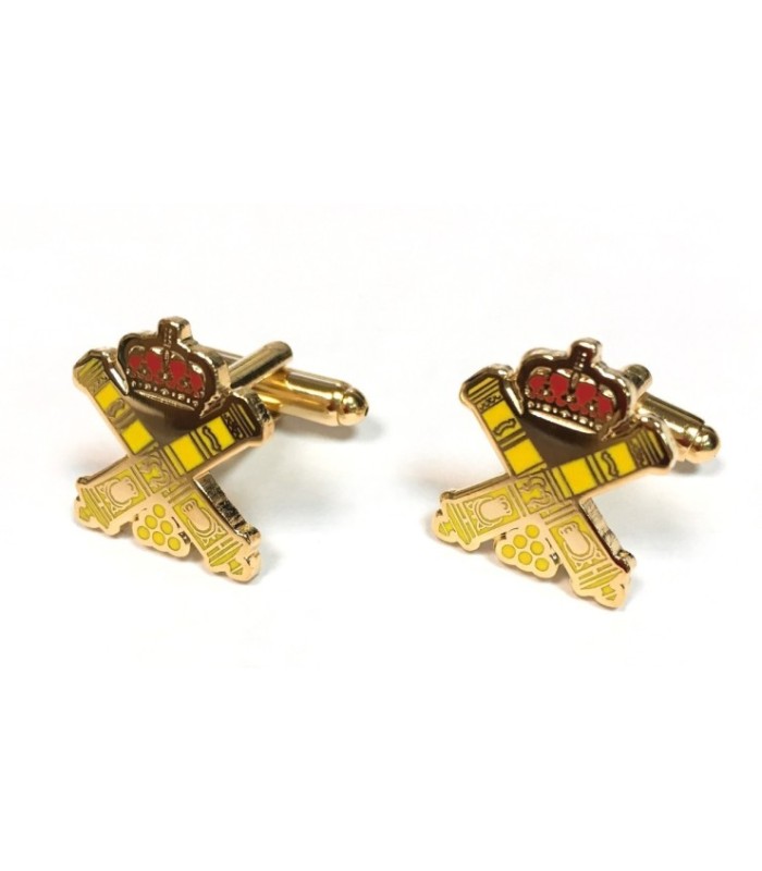 Gemelos de Camisa Emblema Artillería Española