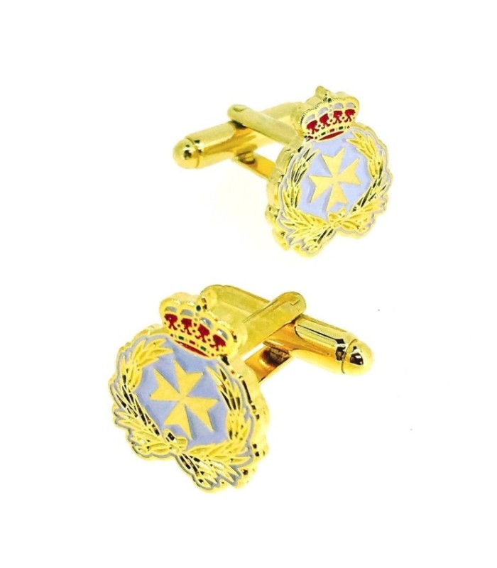 Gemelos de Camisa Emblema del Cuerpo Militar de Sanidad