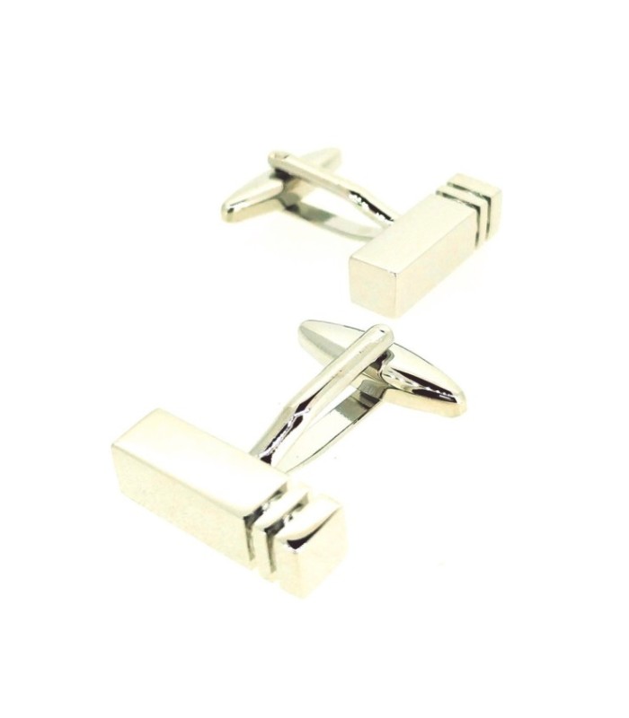 Gemelos de Camisa Grabable Rectangular 20x5mm