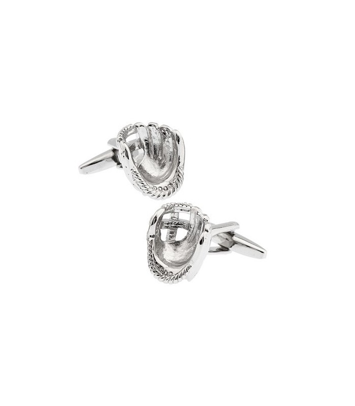 Gemelos de Camisa Guante Baseball Plated 17x13mm