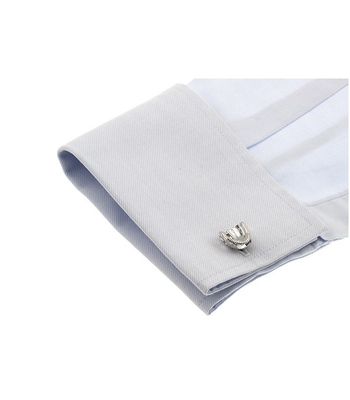 Gemelos de Camisa Guante Baseball Plated 17x13mm