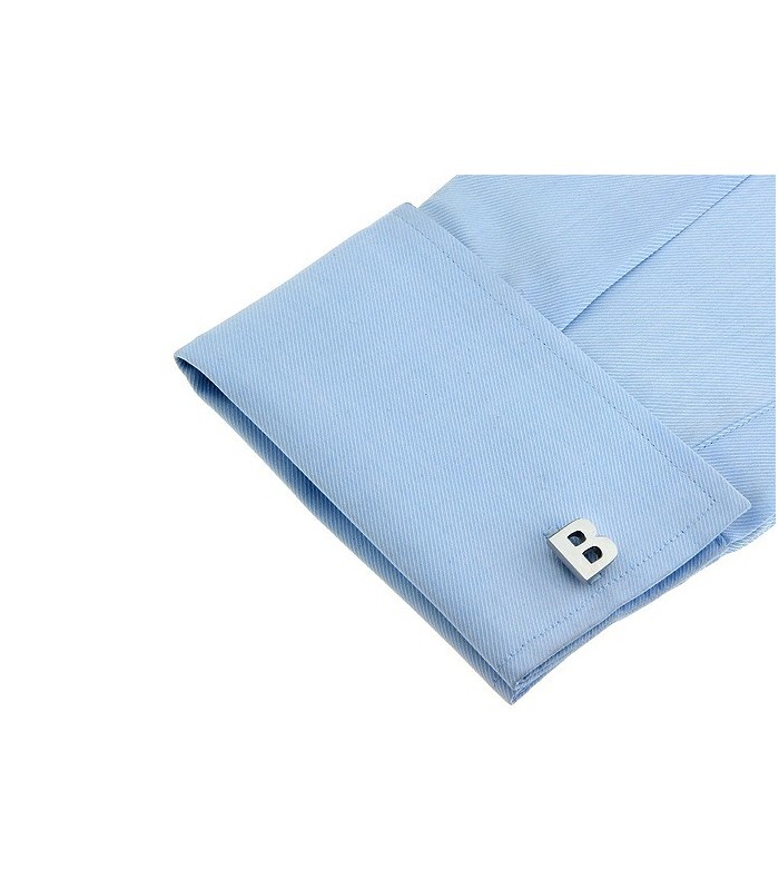 Gemelos de Camisa Inicial Letra B Medio Par