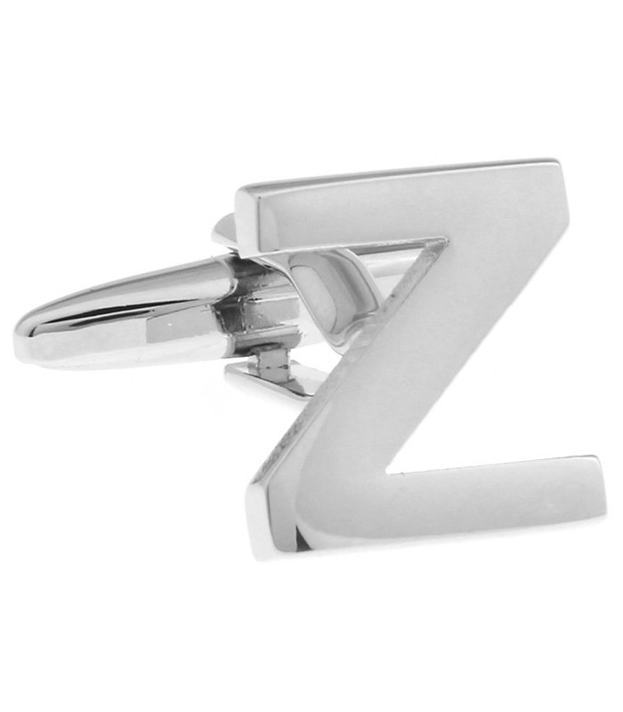 Gemelos de Camisa Inicial Letra Z Medio Par