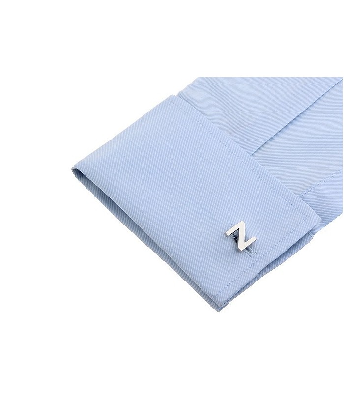 Gemelos de Camisa Inicial Letra Z Medio Par