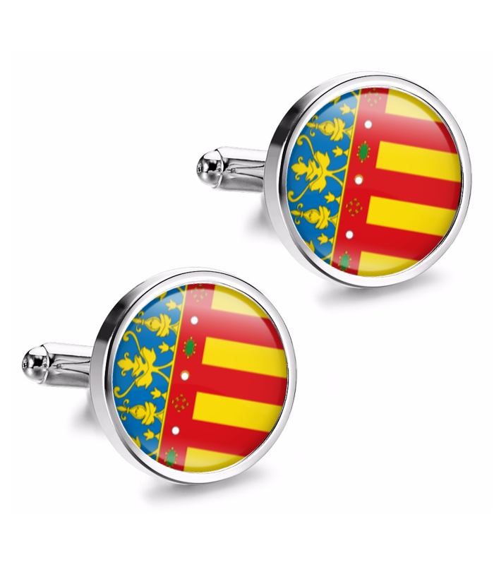 Gemelos de Camisa Magglass Bandera de Comunidad Valenciana 16mm