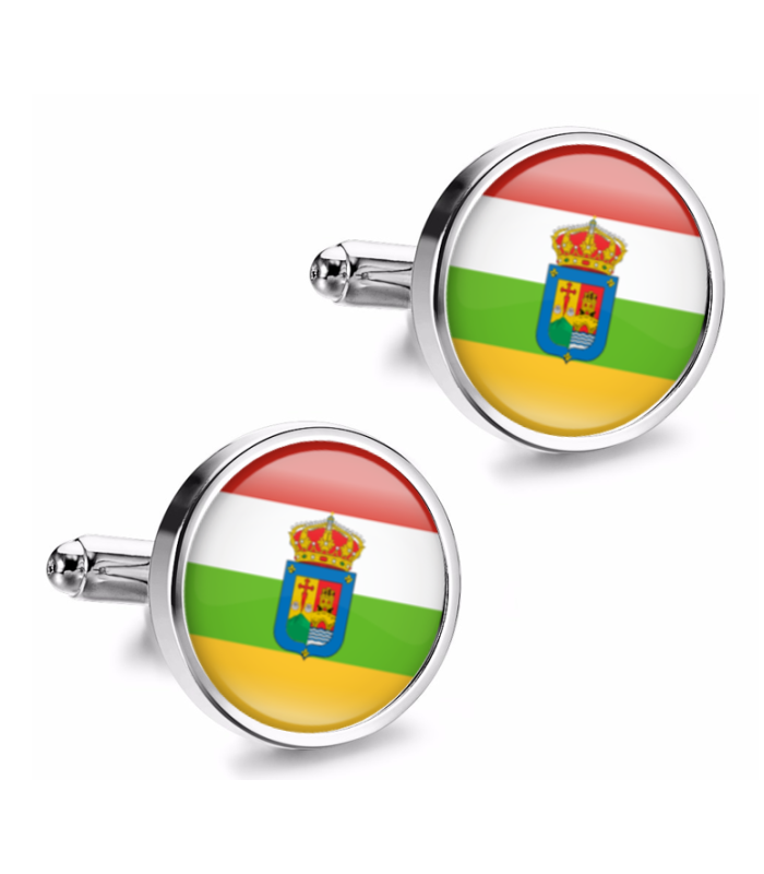 Gemelos de Camisa Magglass Bandera de La Rioja 16mm