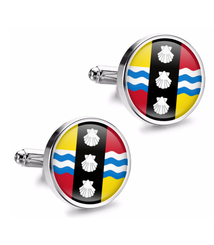 Gemelos de Camisa Magglass Bandera Regiones England Bedfordshire