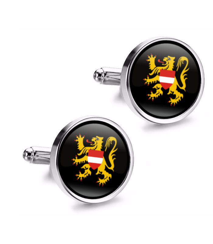 Gemelos de Camisa Magglass Banderas Regiones Belgica Flemish Brabant