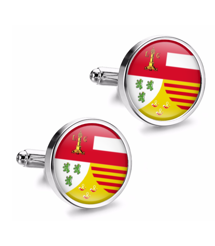 Gemelos de Camisa Magglass Banderas Regiones Belgica Limburg