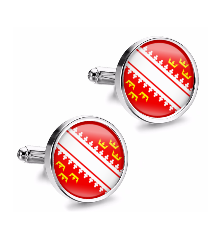 Gemelos de Camisa Magglass Banderas Regiones Francia Alsace
