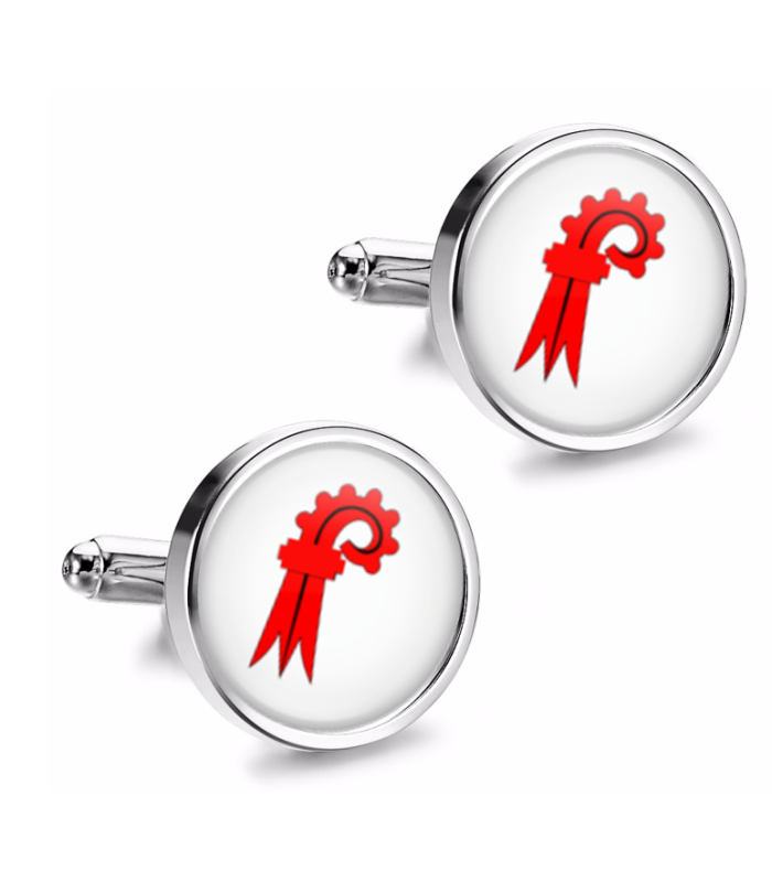 Gemelos de Camisa Magglass Banderas Regiones Suiza Basel-Landschaft