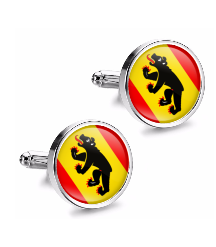 Gemelos de Camisa Magglass Banderas Regiones Suiza Bern