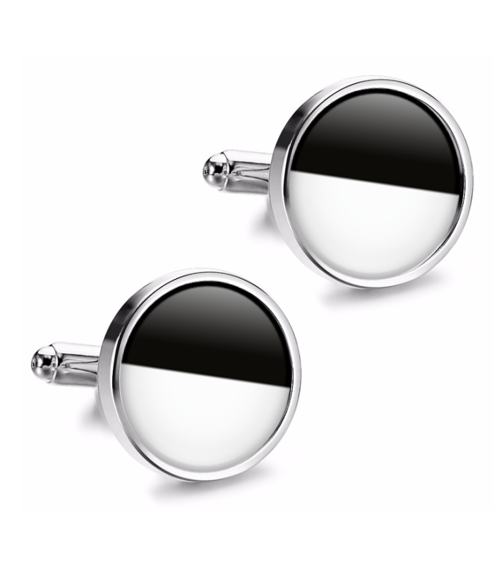 Gemelos de Camisa Magglass Banderas Regiones Suiza Fribourg