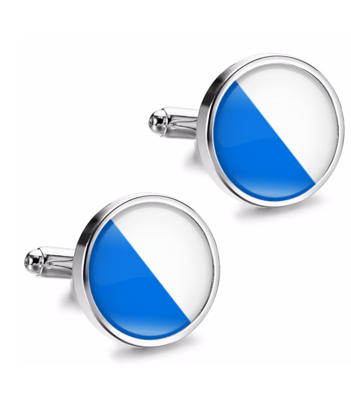 Gemelos de Camisa Magglass Banderas Regiones Suiza Zürich