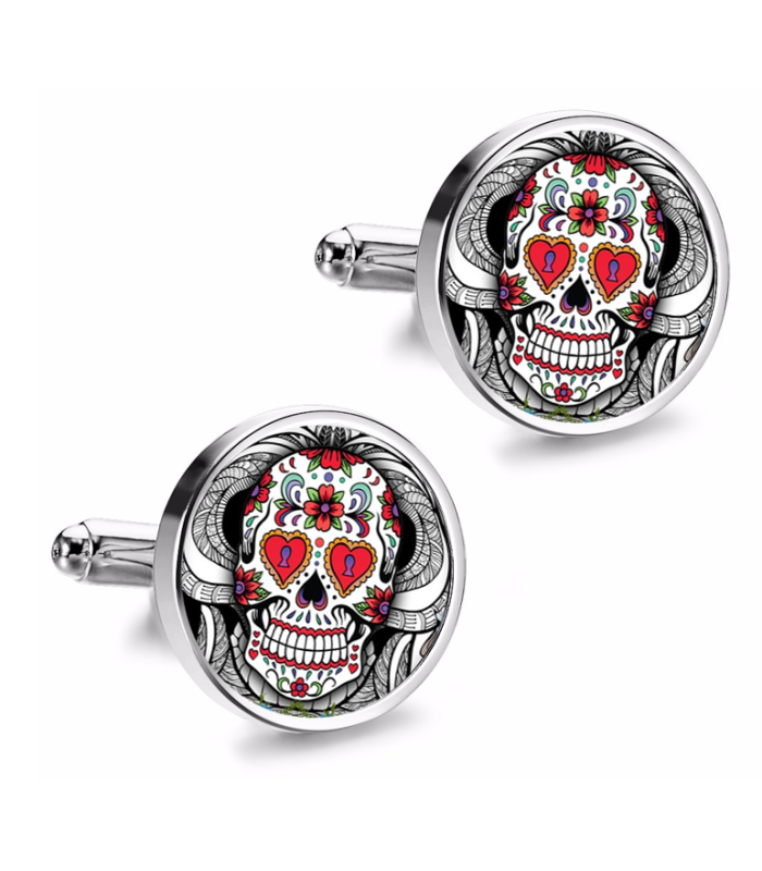 Gemelos de Camisa Magglass Calavera Catrina Nº14 16mm