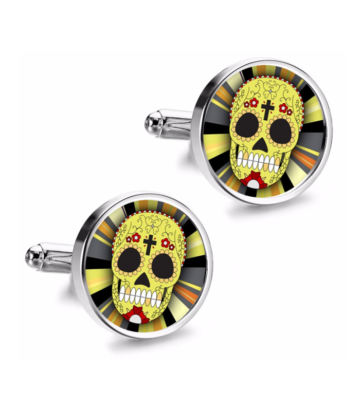 Gemelos de Camisa Magglass Calavera Catrina Nº15 16mm