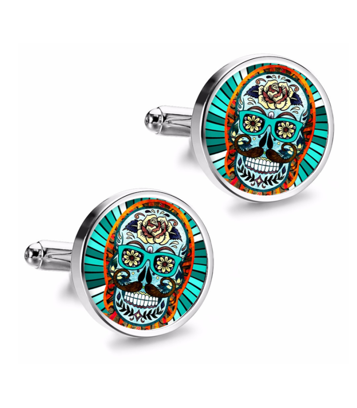 Gemelos de Camisa Magglass Calavera Catrina Nº19 16mm