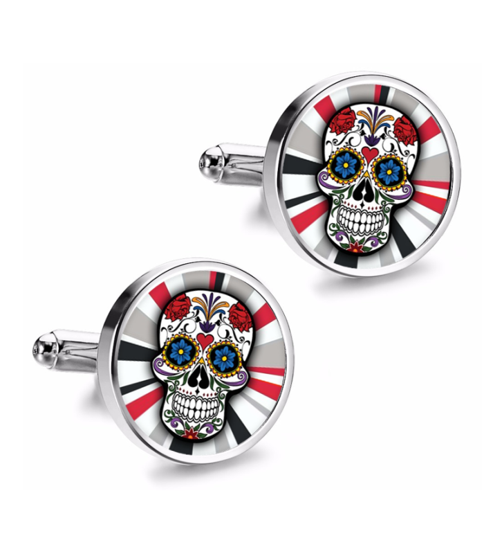 Gemelos de Camisa Magglass Calavera Catrina Nº8 16mm